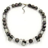 Kette, kristall-silber-grau