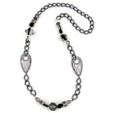 Kette, grau-transparent, Panzerkette