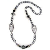Kette, grau-transparent, Panzerkette