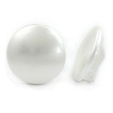 Clip, 24mm wachsweiß, Vollplastik