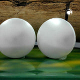 Clip, 24mm wachsweiß, Vollplastik