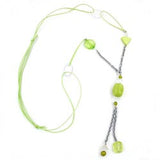 Kette, mint-kristall-hellgrau