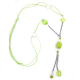 Kette, mint-kristall-hellgrau