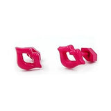 Stecker, Mund pink, Vollplastik