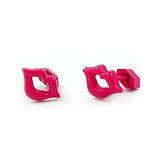 Stecker, Mund pink, Vollplastik