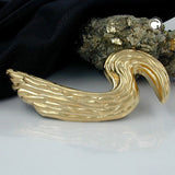 Brosche, gold-matt