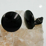 Clip, 20mm schwarz glänzend Vollplastik