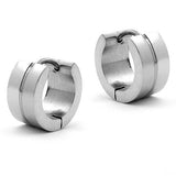 Creole, 16x7mm, glänzend, Edelstahl