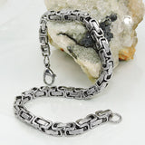 Armband 5mm Königskette Edelstahl 21cm