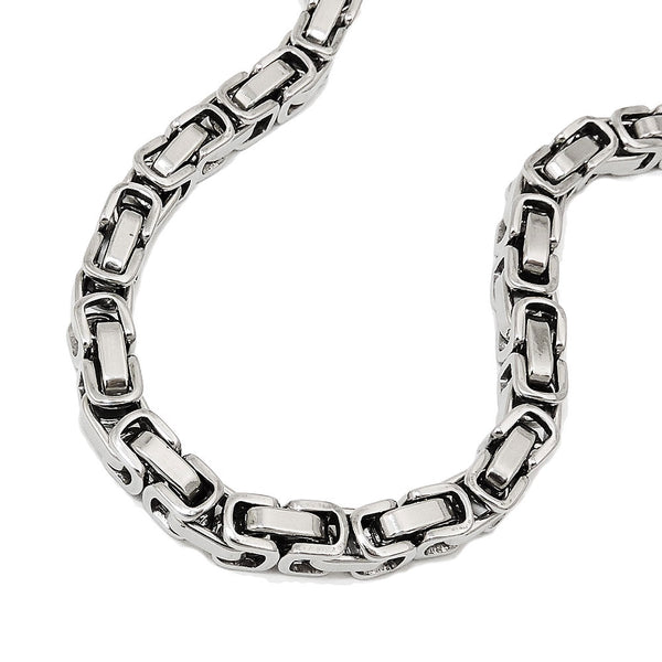 Armband 5mm Königskette Edelstahl 21cm