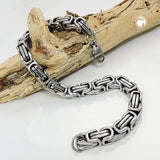 Armband 7mm Königskette Edelstahl 21cm