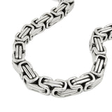 Armband 7mm Königskette Edelstahl 21cm