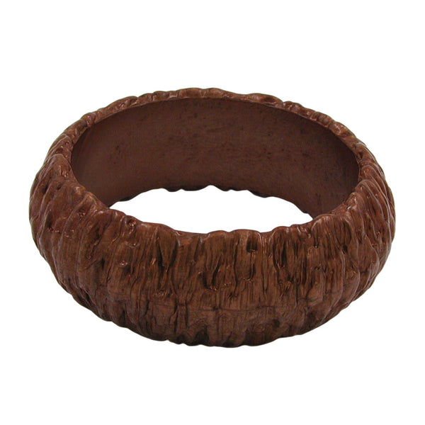 Armreif 87x28mm Borke dunkelbraun