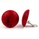 Clip, 30mm, Riss, rot-marmoriert-matt