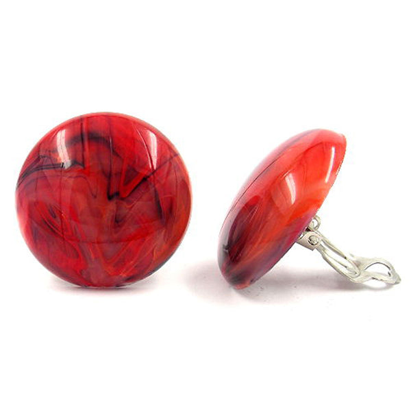 Clip, 30mm, Riss, rot-schwarz-glänzend
