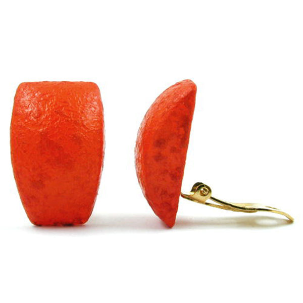 Clip, Trapez, orange natur-glänzend