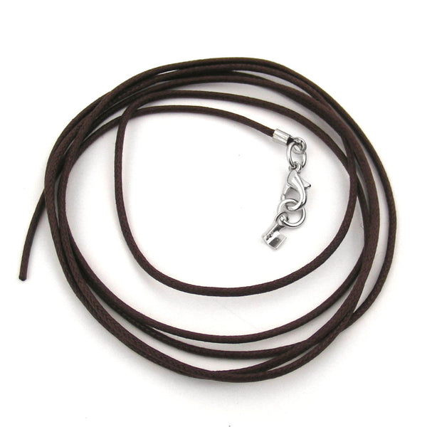 Band, 1m Kordel braun, 1x Verschluss