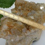 Krawattenschieber, vergoldet