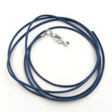 Band, Kordel 1m blau, 1x Verschluss
