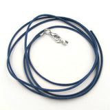 Band, Kordel 1m blau, 1x Verschluss