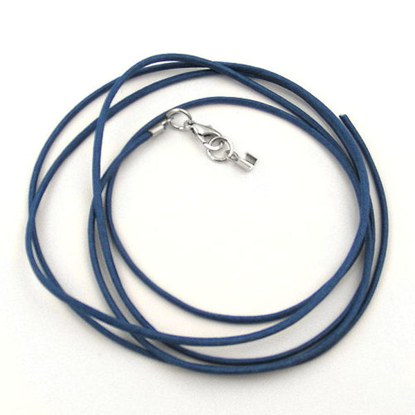 Band, Kordel 1m blau, 1x Verschluss