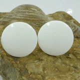 Clip, 20mm weiß glänzend, Vollplastik