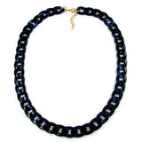 Kette, Panzer, blau marine marmoriert