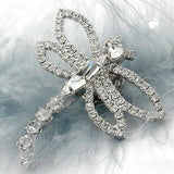 Pin, Strass-Libelle, krist-si