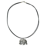 Kette, kleiner Elefant, altsilberfarben
