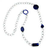 Kette, Weitpanzer, Perle blau