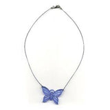 Kette, Schmetterling blau, Nylon