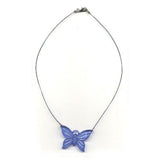 Kette, Schmetterling blau, Nylon