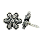 Clip, Blüte, altsilber-farbig