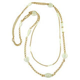 Kette, mint gold-farbig, 2-reihig