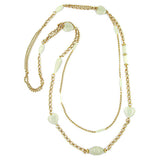 Kette, mint gold-farbig, 2-reihig