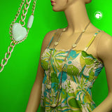 Kette, mint gold-farbig, 2-reihig