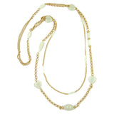 Kette, mint gold-farbig, 2-reihig