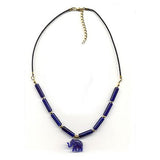 Kette, Elefant blau, Walze lapis-blau