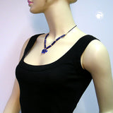 Kette, Elefant blau, Walze lapis-blau