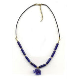 Kette, Elefant blau, Walze lapis-blau
