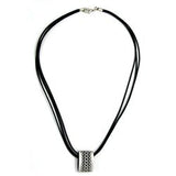 Kette, Tuchhalter, Bordüre, altsilber