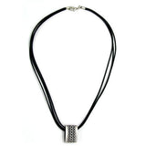 Kette, Tuchhalter, Bordüre, altsilber