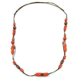Kette, Barockperle altrosa, nougat