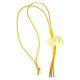 Kette, Schnecke, gelb-transparent