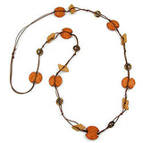 Kette, barock-braun, altmessing
