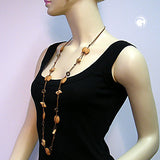 Kette, barock-braun, altmessing
