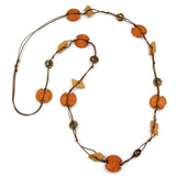 Kette, barock-braun, altmessing
