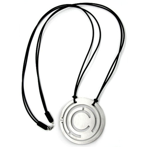 Kette, Edelstahl rund, große Spirale