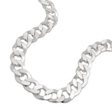 Kette 5,6mm flache Panzerkette Silber 925 50cm