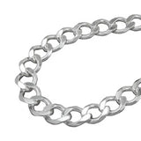 Kette 6x1,5mm Weitpanzerkette Silber 925 55cm
